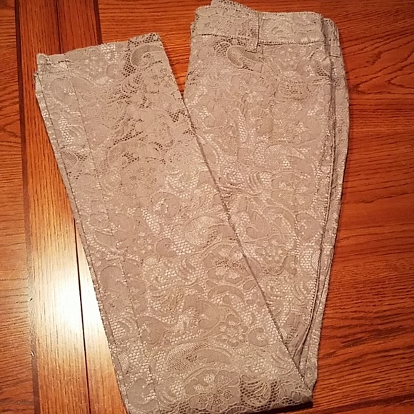 Chico's Pants - CHICO'S Lace Brocade Skinny Pant